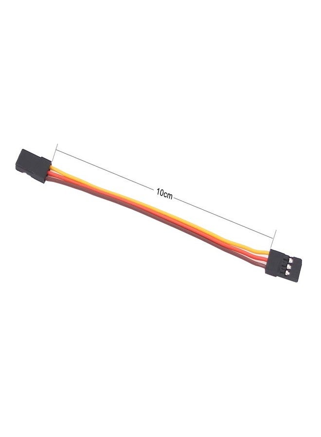 OliRC 10pcs Male to Male 10cm Servo Extension Lead Wire 26awg 30cores Cable(C58-10) - Image 2
